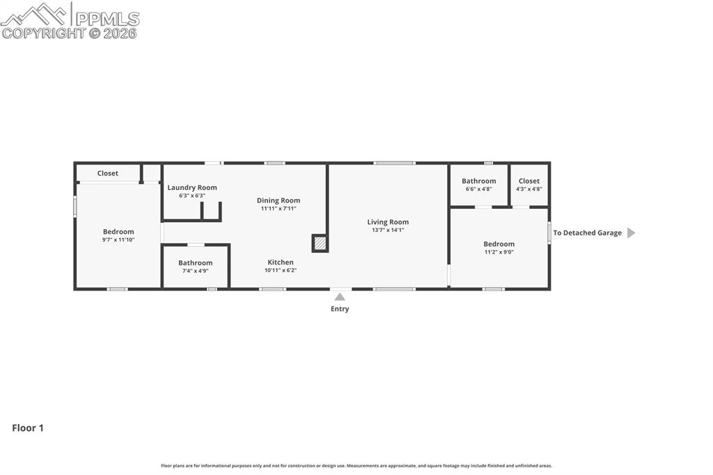 37155 East Jones Road Yoder, CO 80864 - Photo 49 of 50 a picture of a floor plan