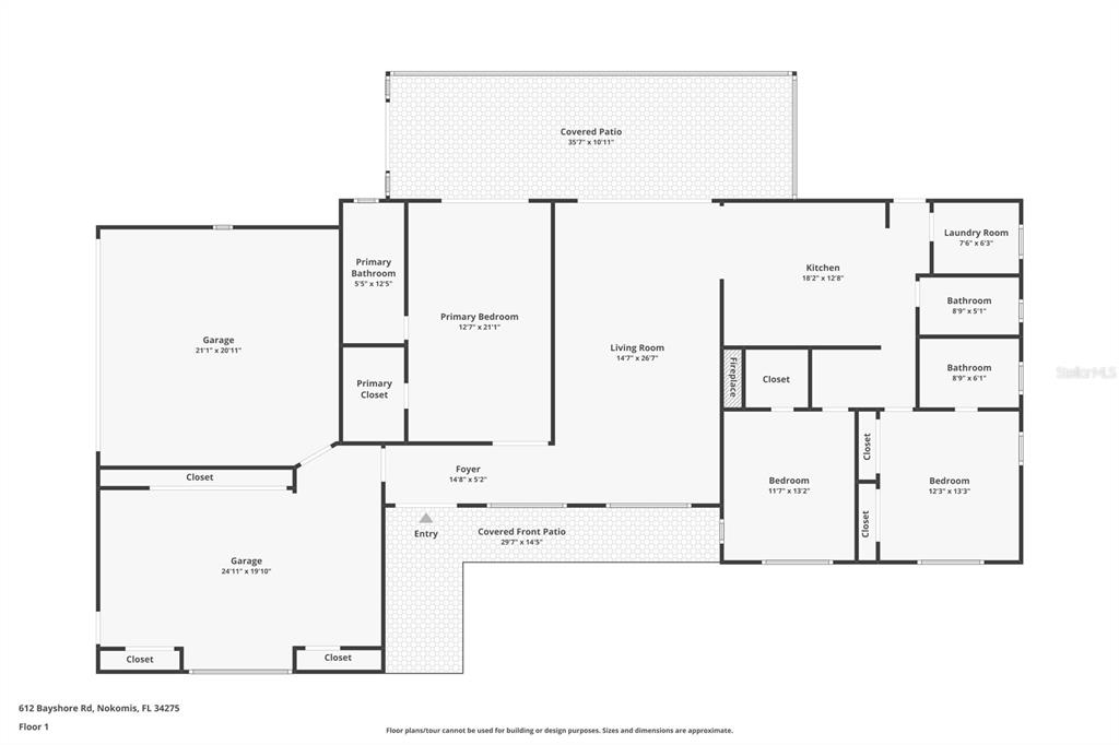 612 Bayshore Road Nokomis, FL 34275 - Photo 4 of 96 a picture of a bathroom with a shower