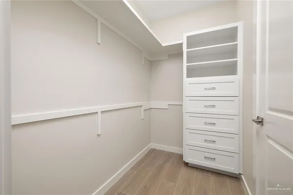 a view of a porch in front of a house