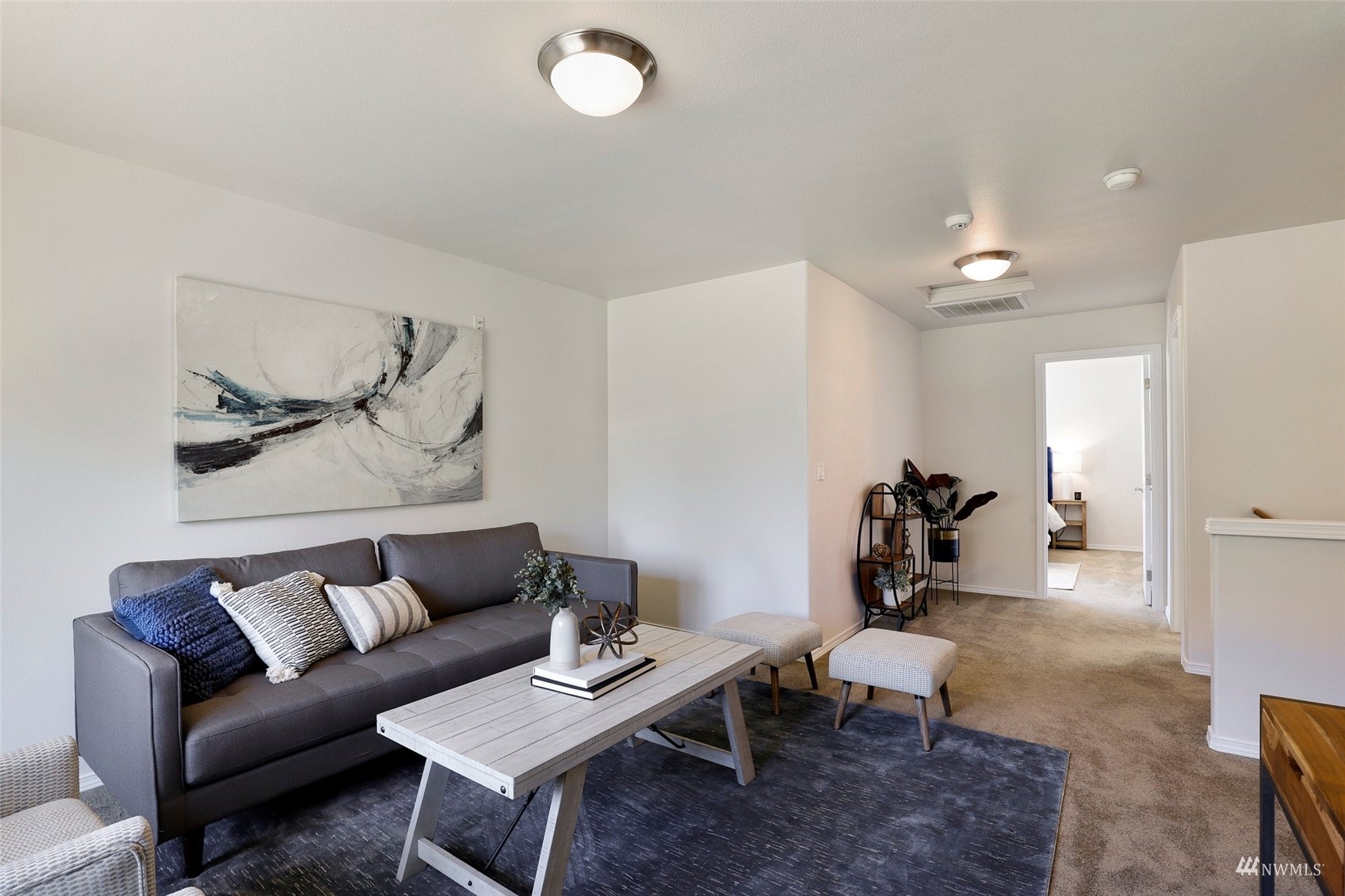 18015 168th Way Southeast Renton, WA 98058 - Photo 17 of 40 a living room with furniture and wooden floor
