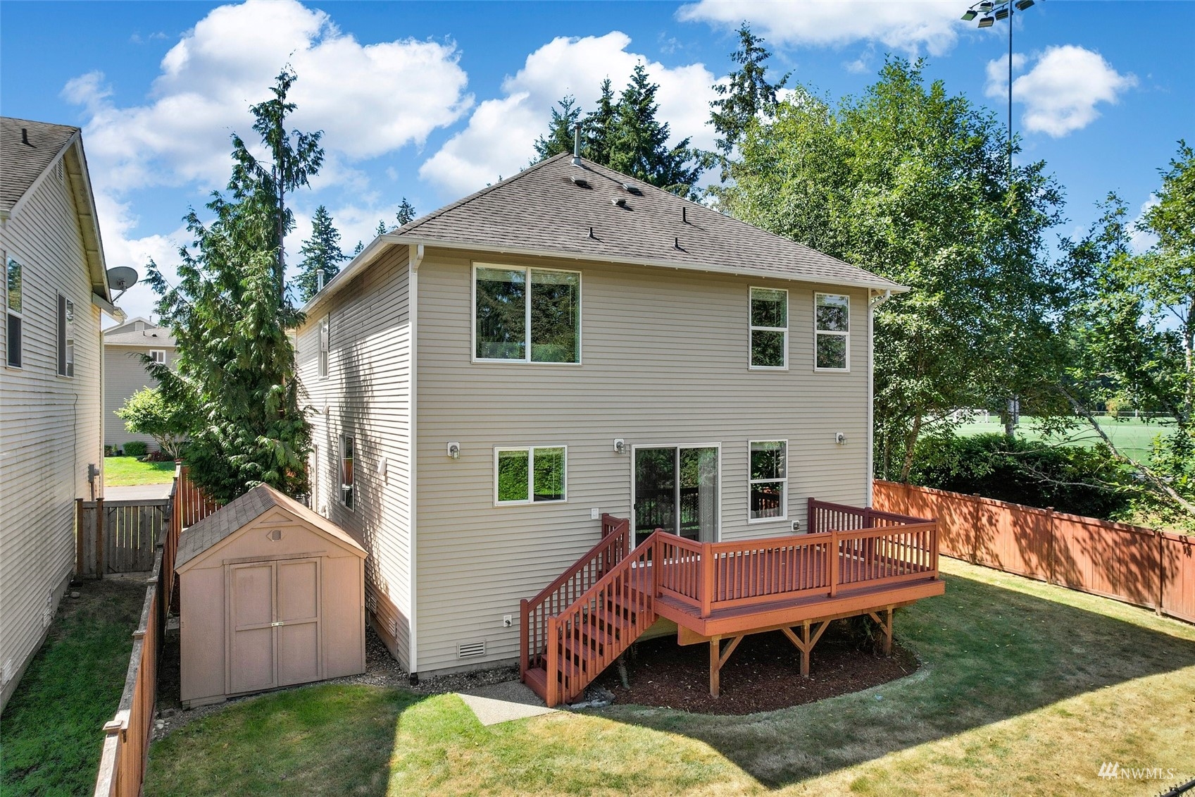 18015 168th Way Southeast Renton, WA 98058 - Photo 30 of 40 a house view with a garden space