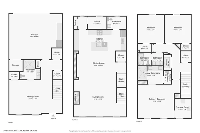 $879,000 | 3445 Landen Pine Court Northeast, Atlanta, GA 30305