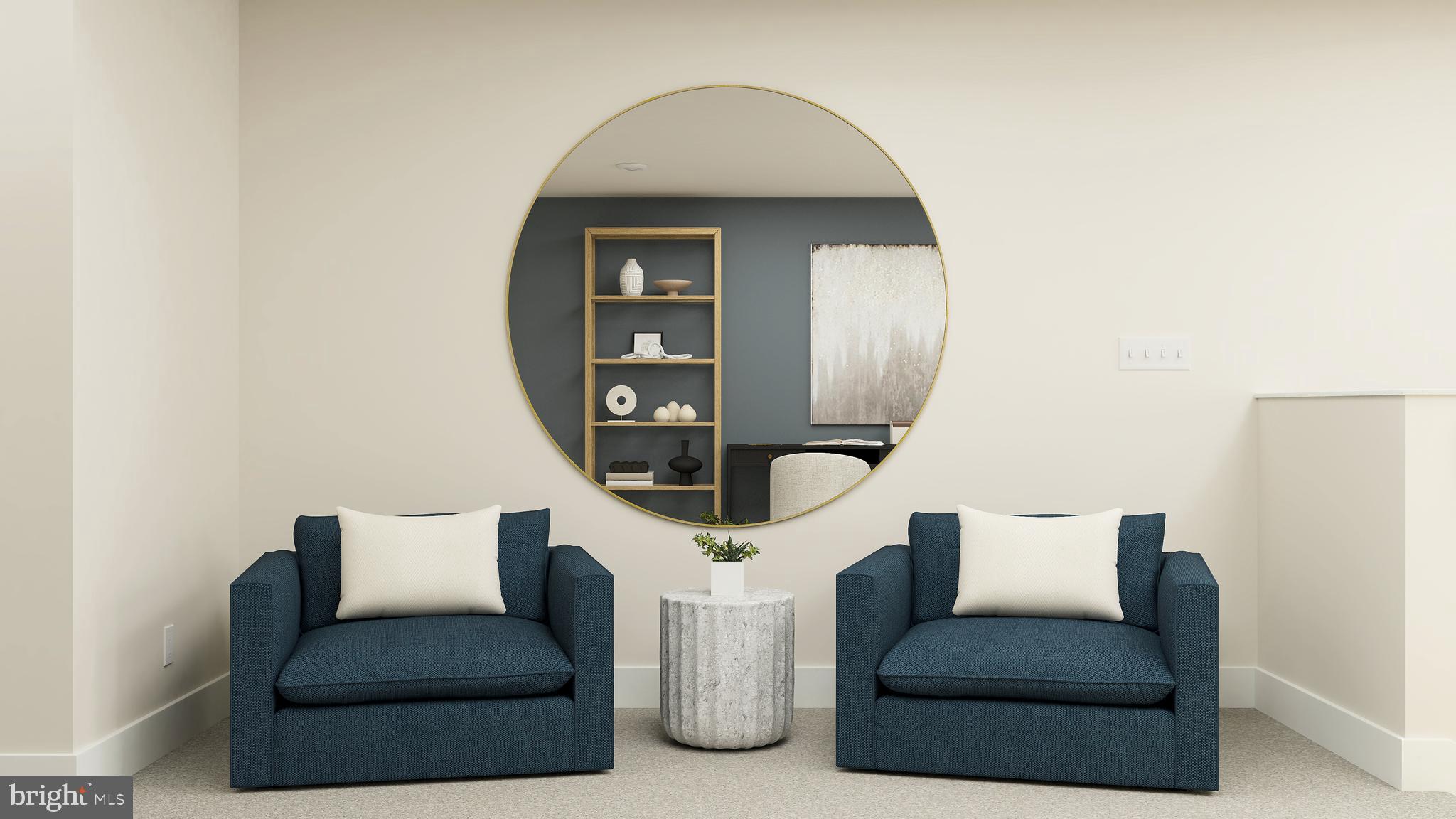 14033 Rolling Pasture Road Boyds, MD 20841 - Photo 26 of 36 a living room with furniture and a mirror