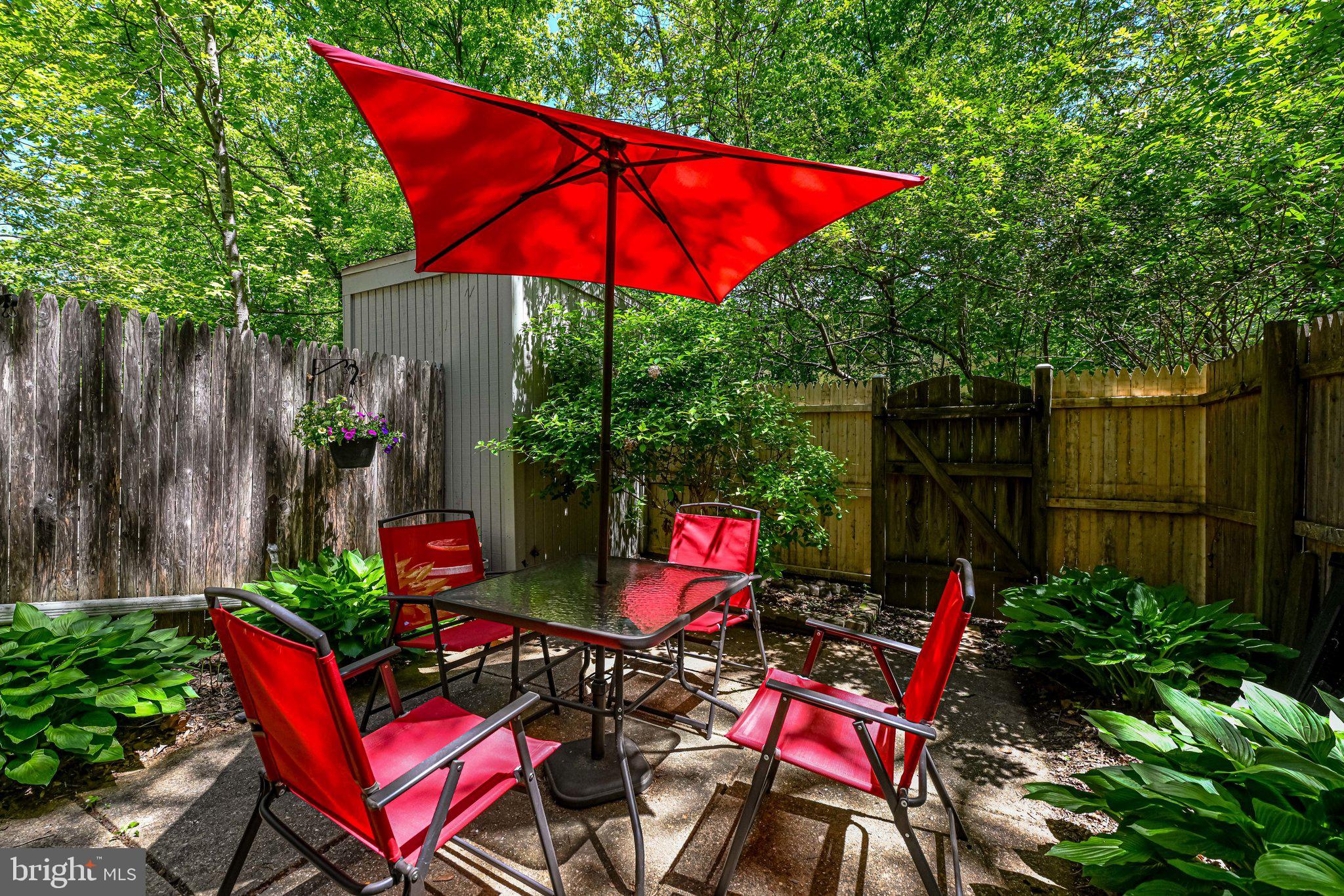 5927 Noblestown Road, Unit 49 Springfield, VA 22152 - Photo 30 of 33 Fenced backyard is a private retreat.