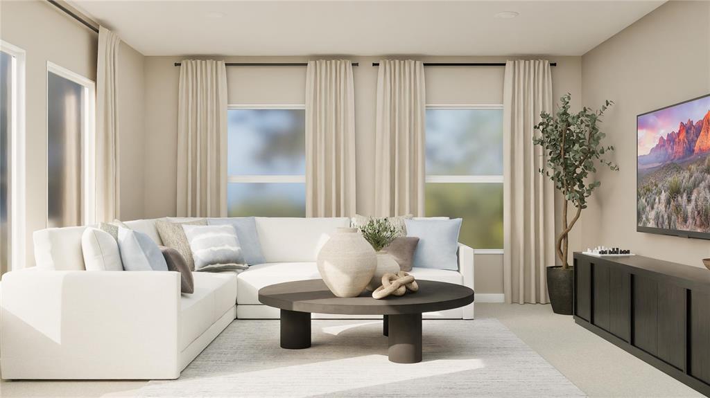 3070 Granite Rdg Avenue Minneola, FL 34715 - Photo 6 of 18 a living room with furniture and a flat screen tv