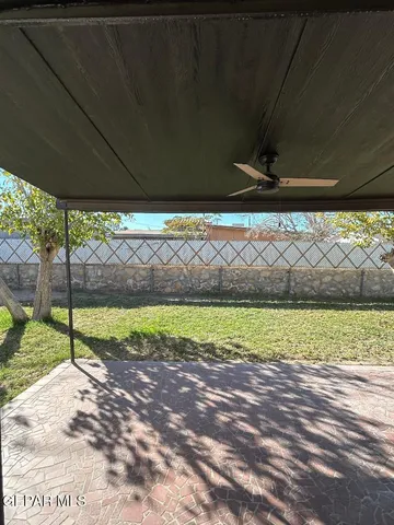 a view of a city that has an outdoor space