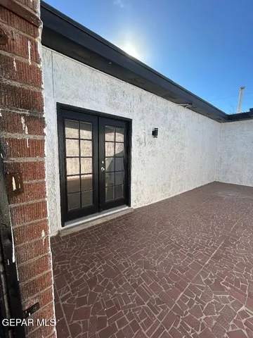 a view of front door