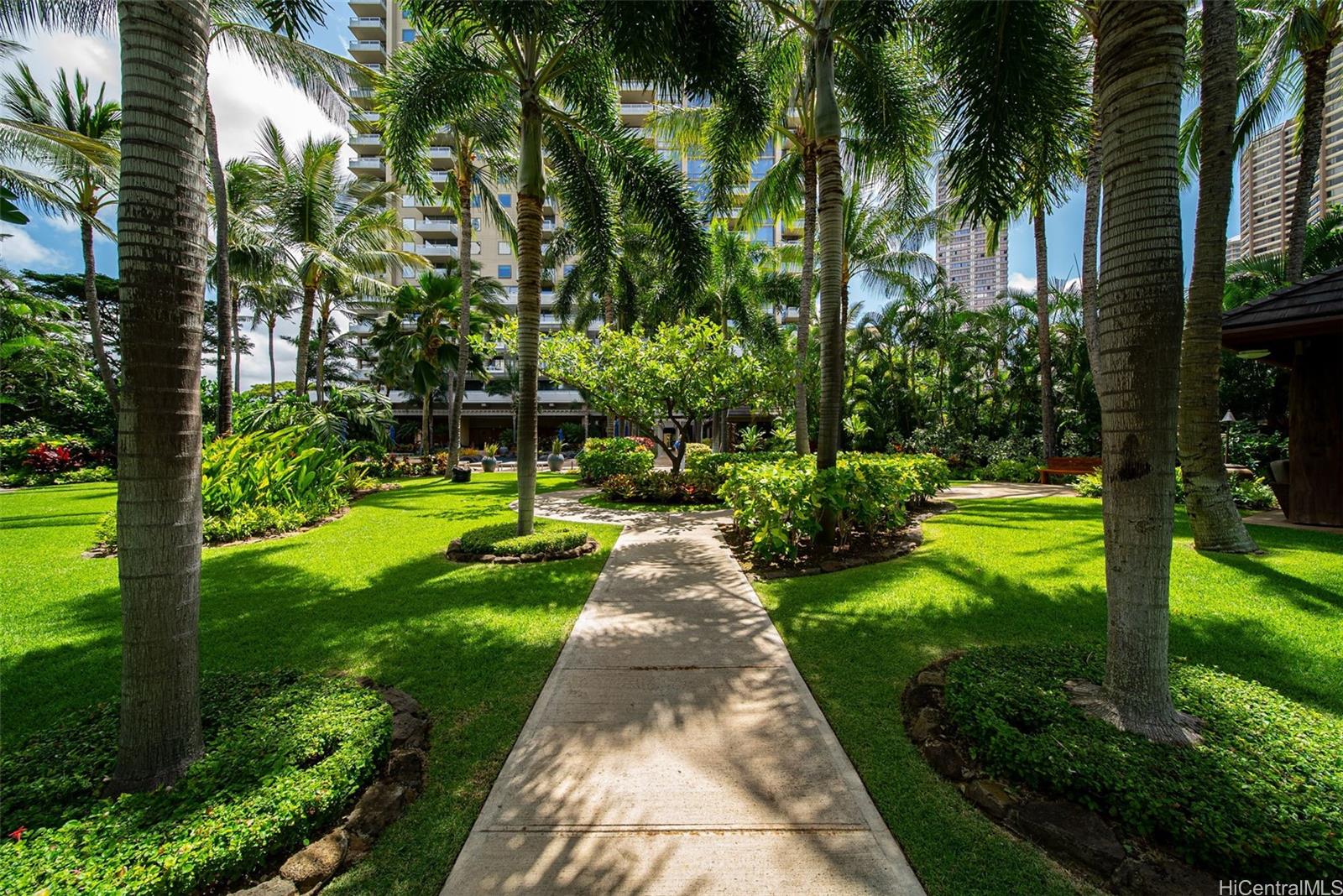 1551 Ala Wai Boulevard, Unit 504 Honolulu, HI 96815 - Photo 3 of 25 a view of a park with a trees