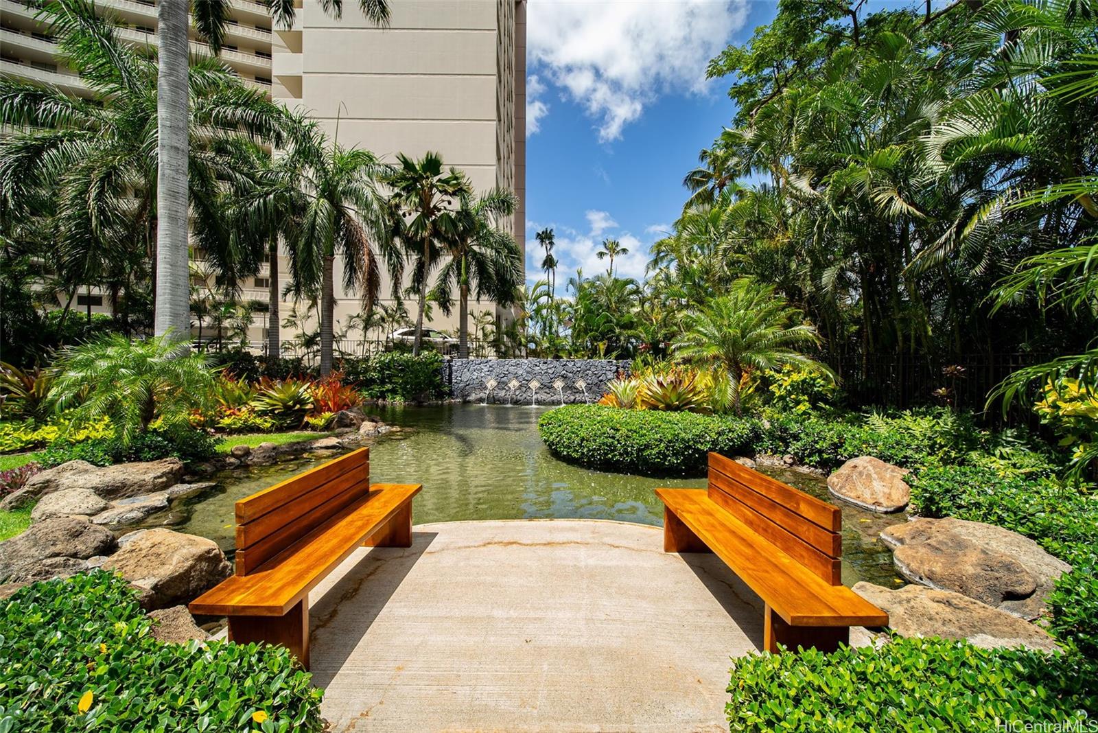 1551 Ala Wai Boulevard, Unit 504 Honolulu, HI 96815 - Photo 5 of 25 a view of swimming pool with chairs in patio