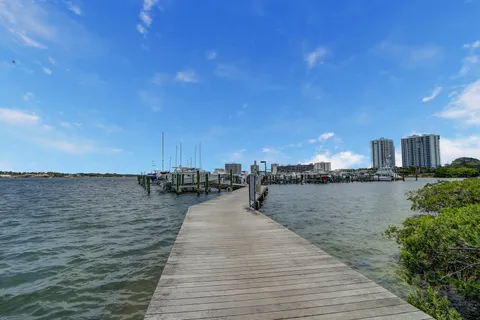 a view of a lake and outdoor space