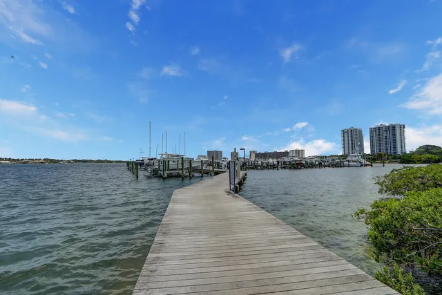 a view of a lake and outdoor space
