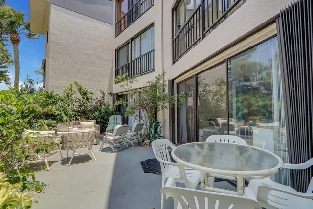 a view of balcony and patio