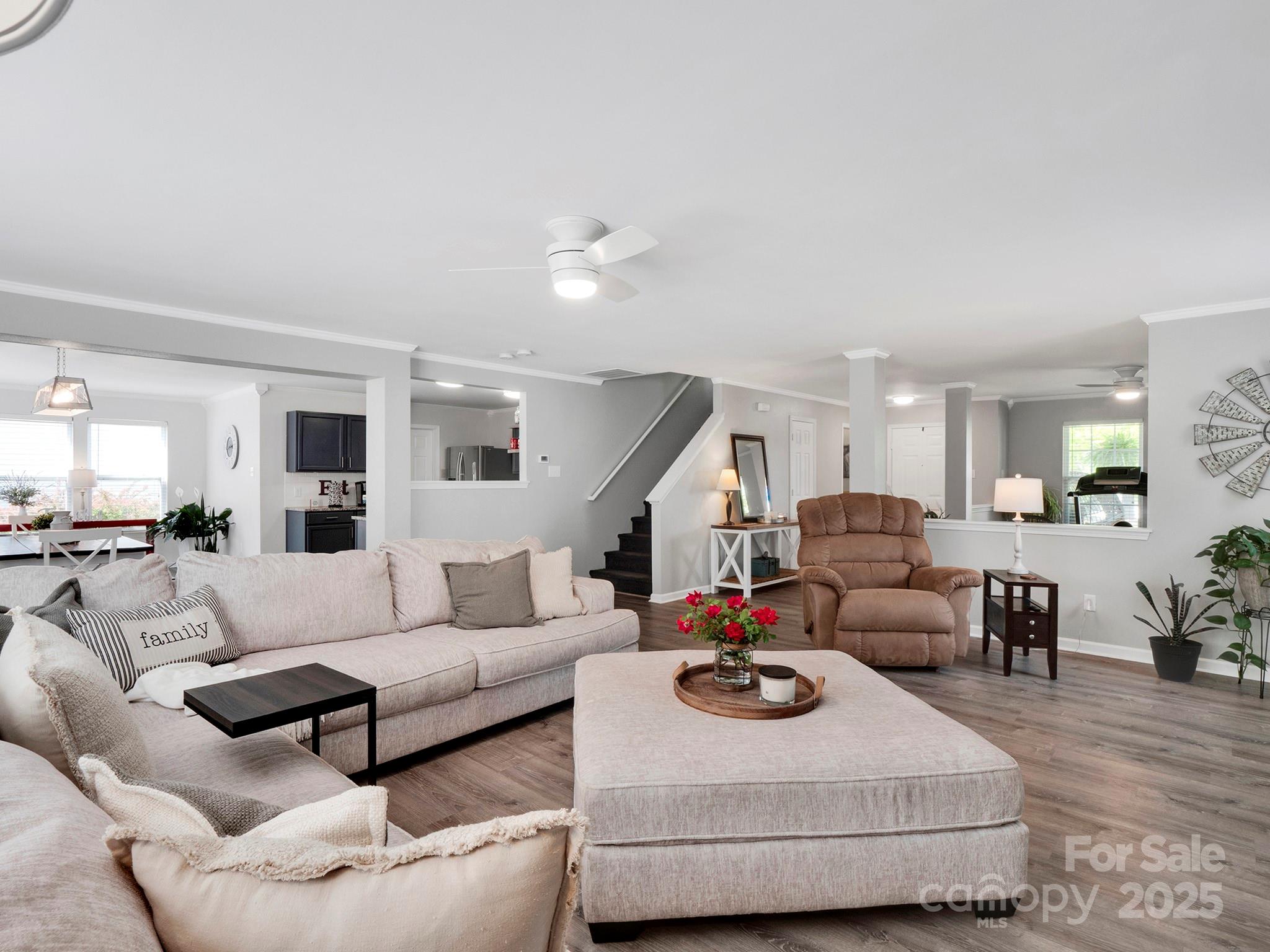 4148 Shasta Circle Clover, SC 29710 - Photo 12 of 48 a living room with furniture and a wooden floor