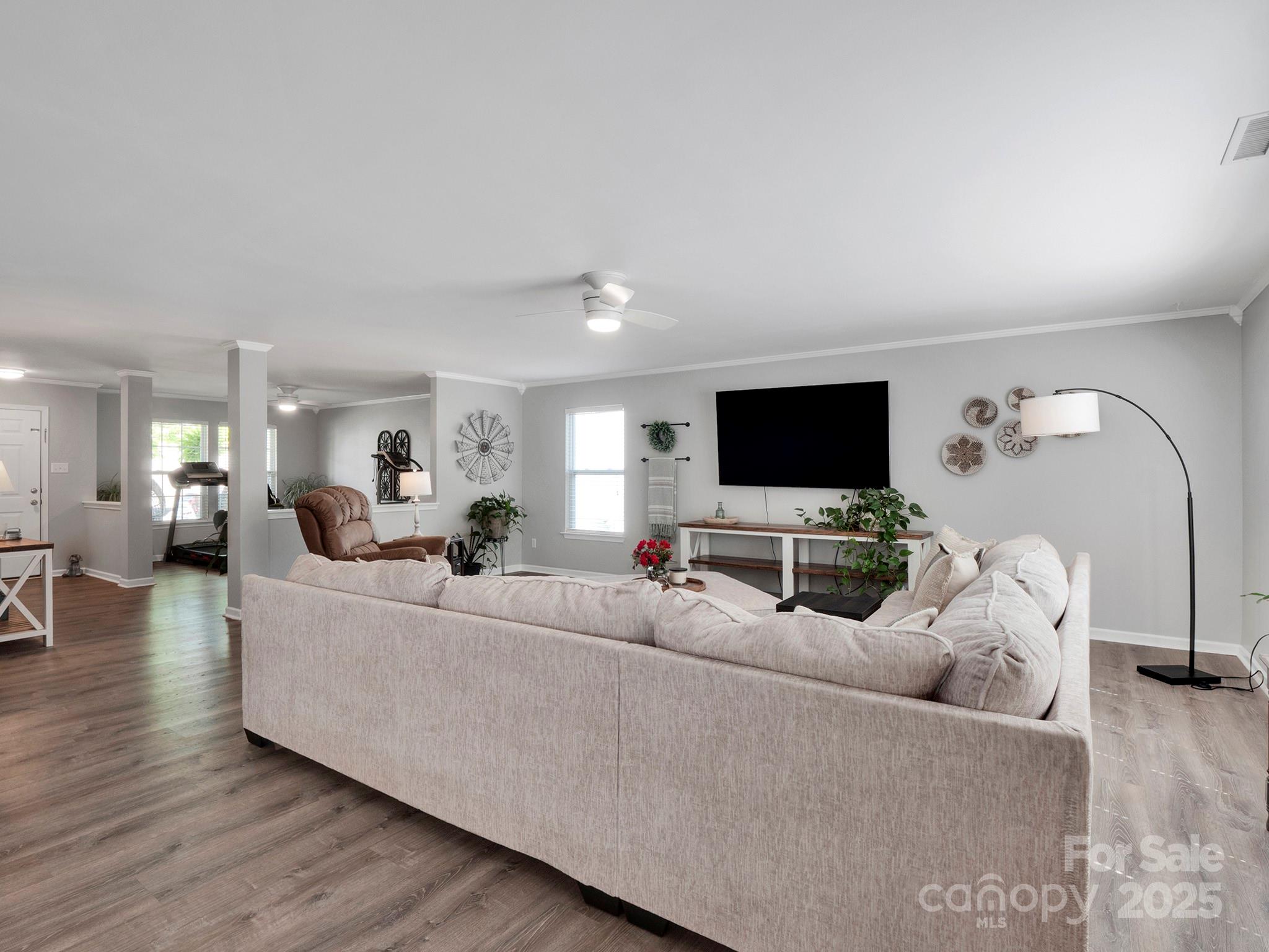 4148 Shasta Circle Clover, SC 29710 - Photo 14 of 48 a living room with furniture and a flat screen tv
