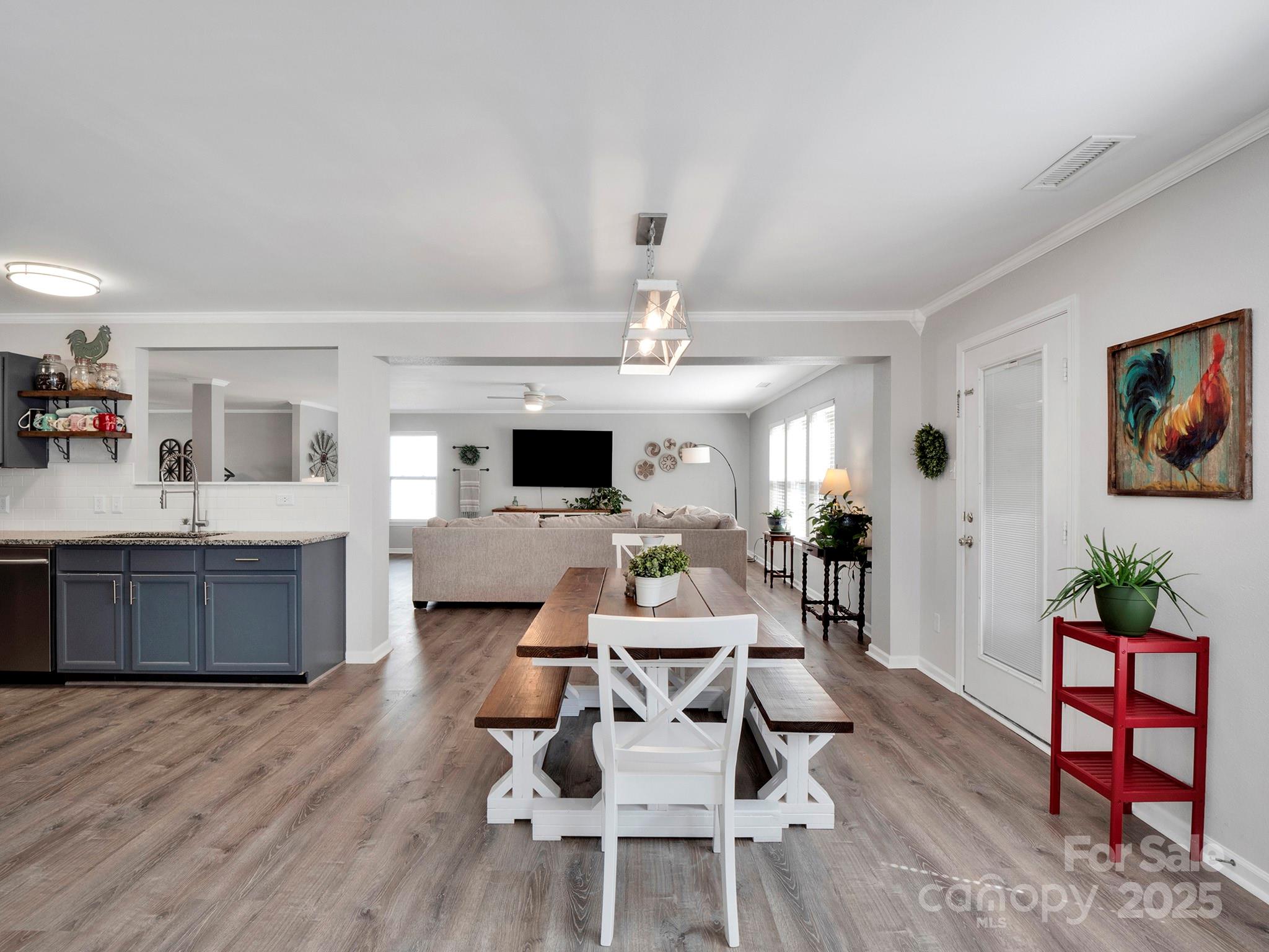 4148 Shasta Circle Clover, SC 29710 - Photo 17 of 48 a living room with furniture and a wooden floor