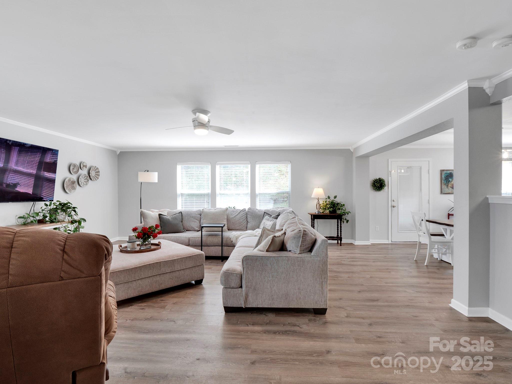 4148 Shasta Circle Clover, SC 29710 - Photo 8 of 48 a living room with furniture and a flat screen tv