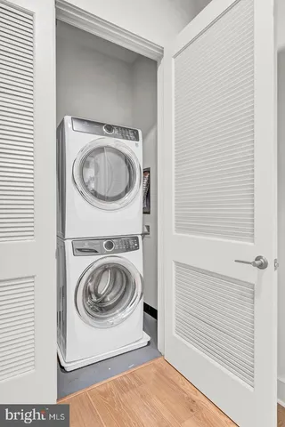 a view of parking garage with lots of space