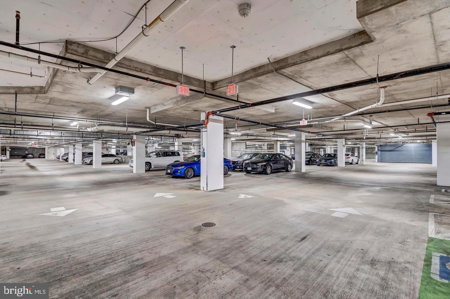 6803 Cameron Drive Northwest, Unit 514 Washington, DC 20012 - Photo 38 of 50 a view of parking garage with lots of space