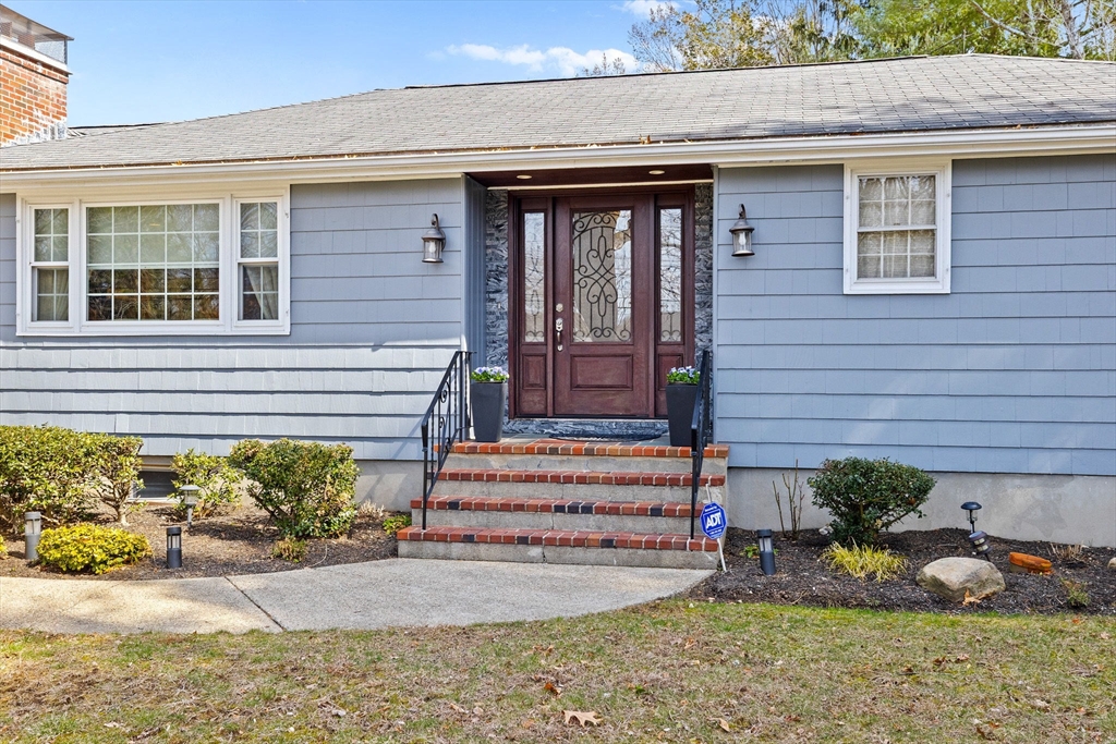 1368 Bay Road Stoughton, MA 02072 - Photo 38 of 42 a view of a house with a yard and plants