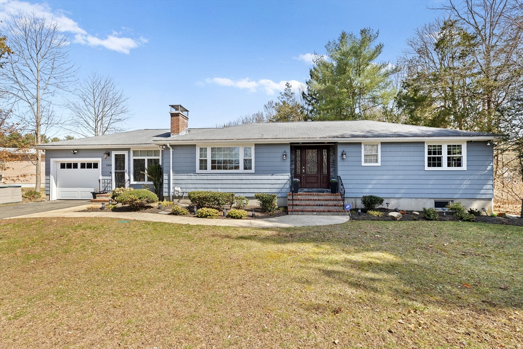 1368 Bay Road Stoughton, MA 02072 - Photo 39 of 42 a view of a house with a swimming pool and a yard