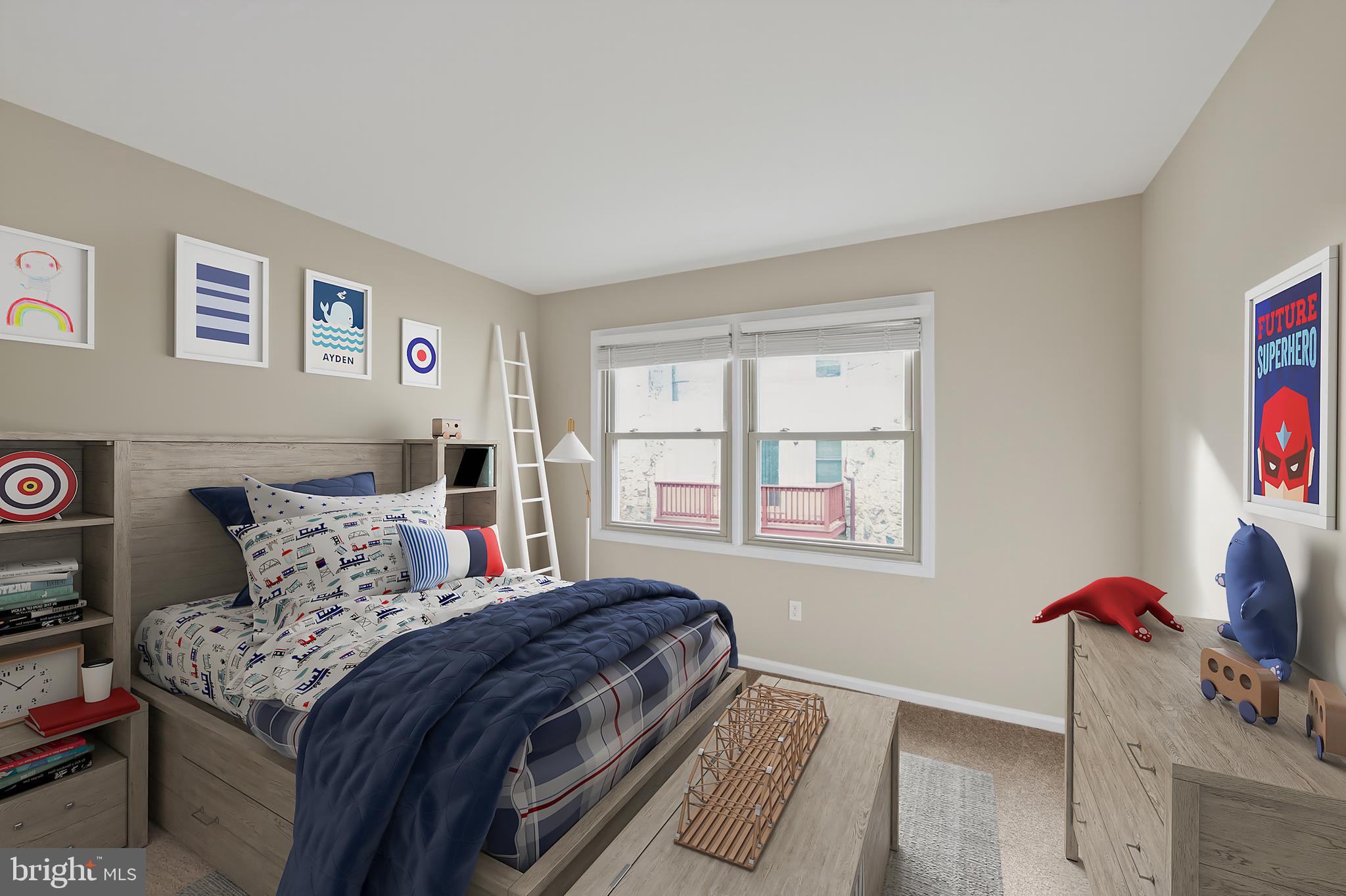 107 Reveille Road, Unit 107 Chesterbrook, PA 19087 - Photo 6 of 22 a bedroom with a bed and wooden floor