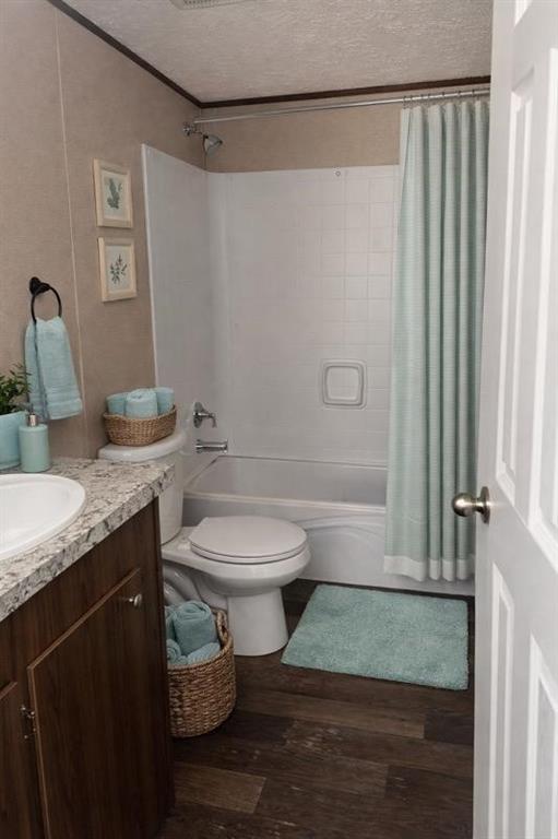 523 Welcome Hill Road Trion, GA 30753 - Photo 8 of 19 a bathroom with a granite countertop sink toilet and shower
