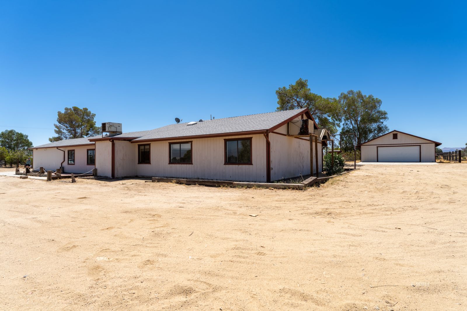 3443 3rd Street Inyokern, CA 93527 - Photo 17 of 24 a view of a house with snow on the road