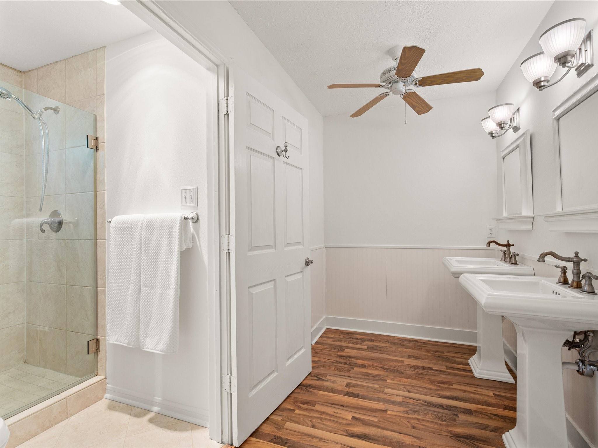 5223 Ashmere Lane Spring, TX 77379 - Photo 26 of 50 A well-appointed primary bath with dual sinks and a functional layout.