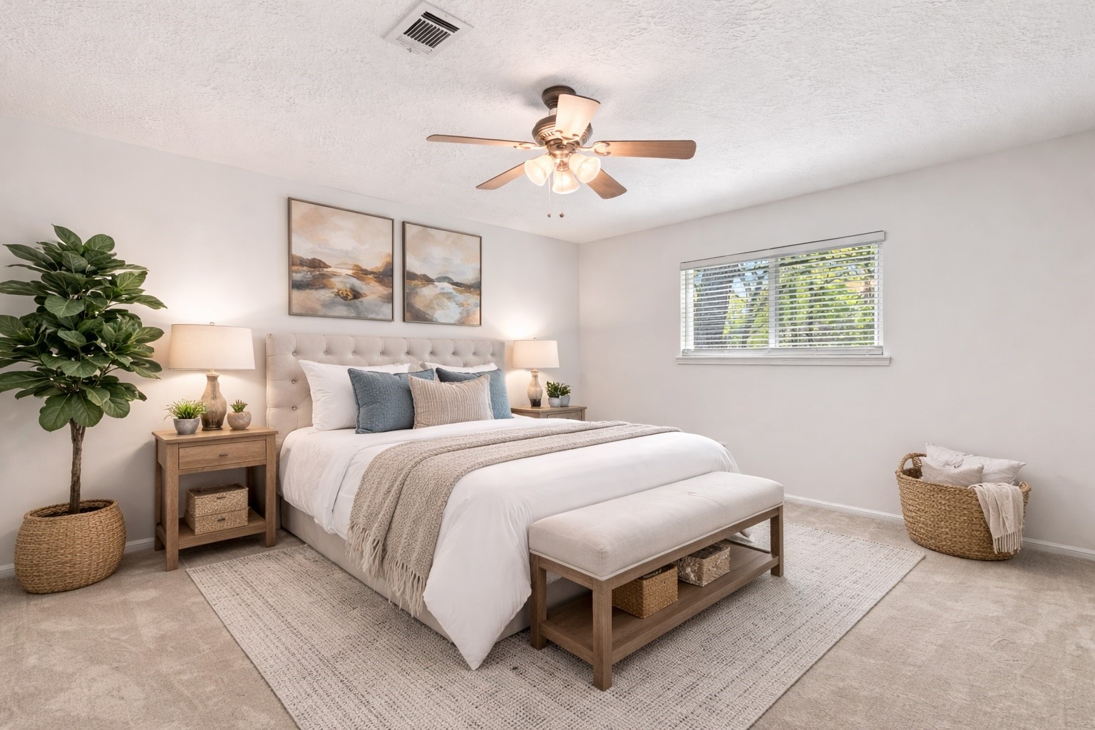 5223 Ashmere Lane Spring, TX 77379 - Photo 32 of 50 Virtually staged secondary bedroom #1