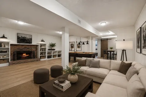 a view of an empty room
