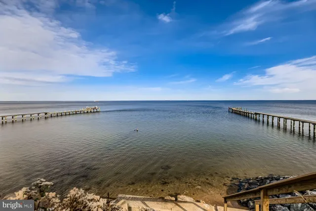 a view of an ocean from a balcony