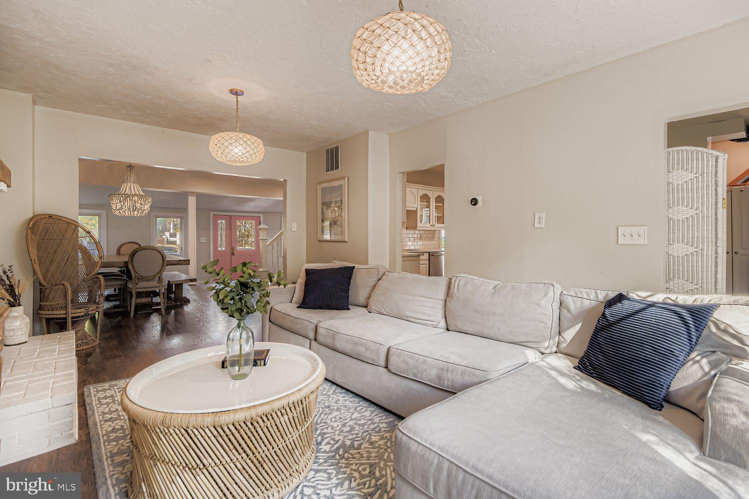 Spacious family room area
