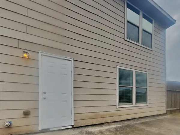 a view of front door