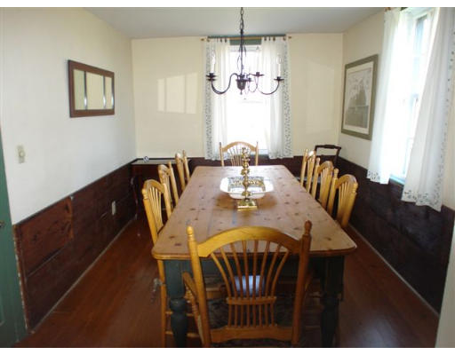 32 River Road Wayland, MA 01778 - Photo 6 of 8 a view of a dining room with furniture and chandelier