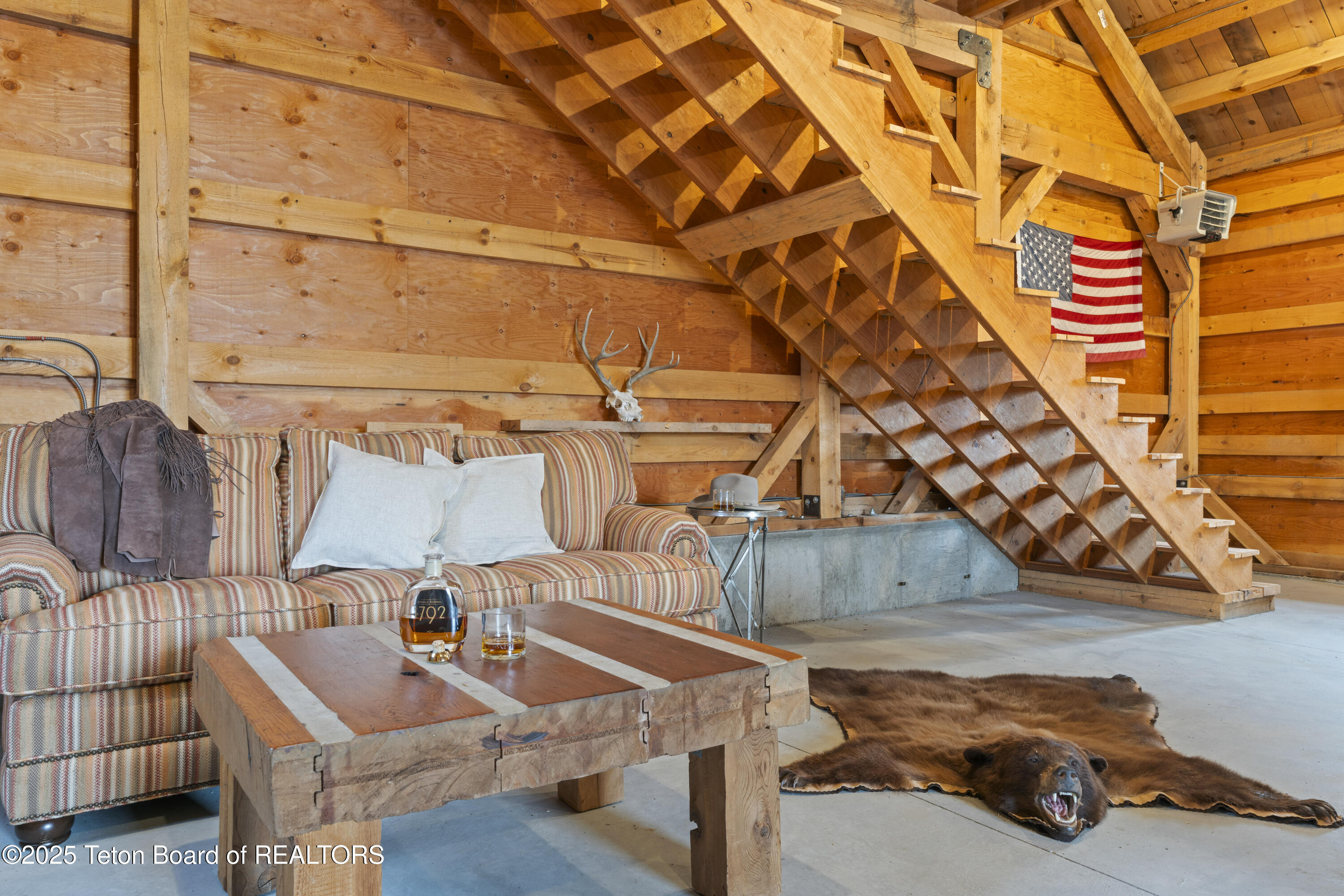 2815 Black Sheep Farm Road Alta, WY 83414 - Photo 48 of 55 Barn Interior Hang out