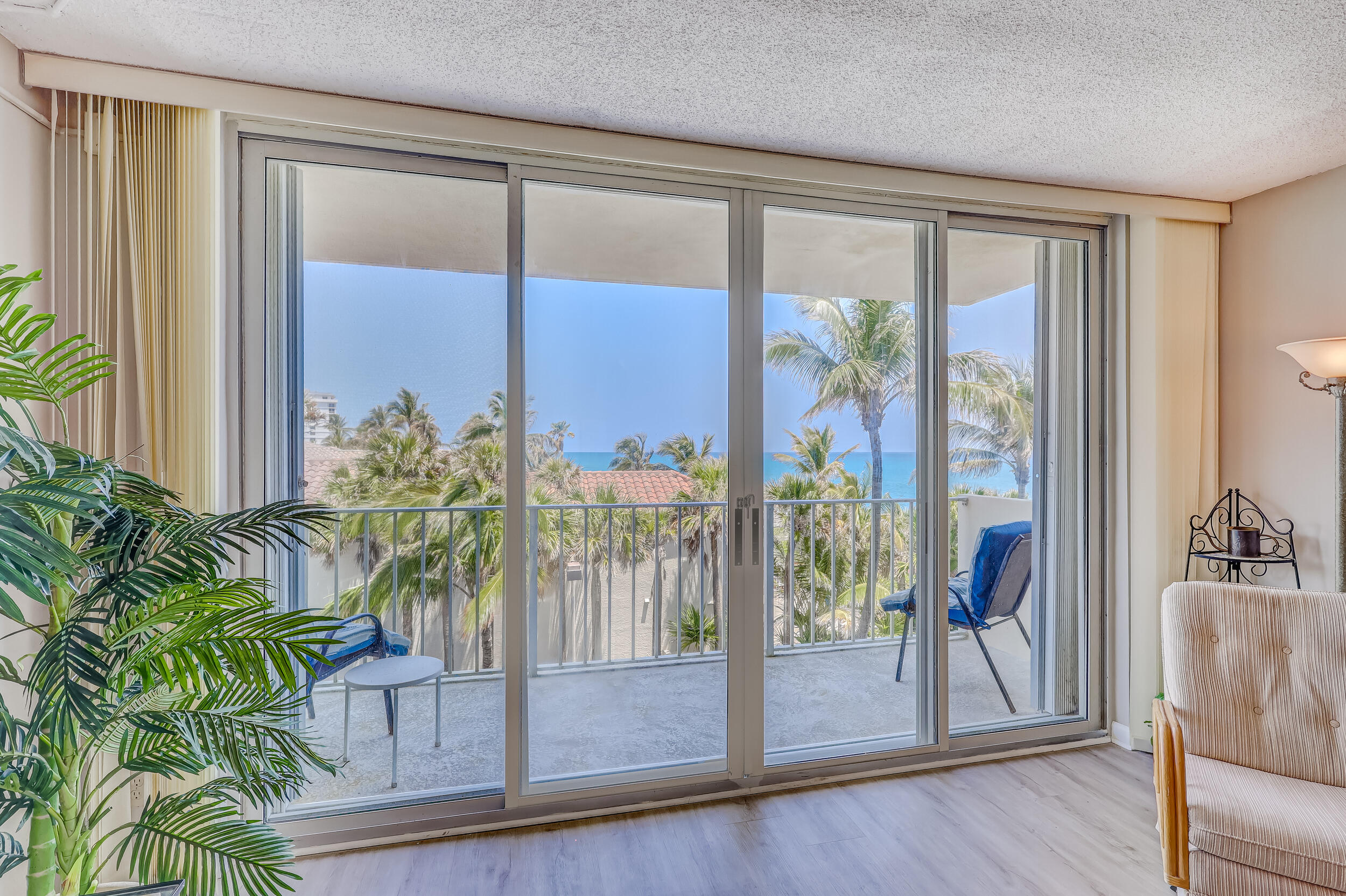 630 Ocean Drive, Unit 403 Juno Beach, FL 33408 - Photo 7 of 25 View from Living Room