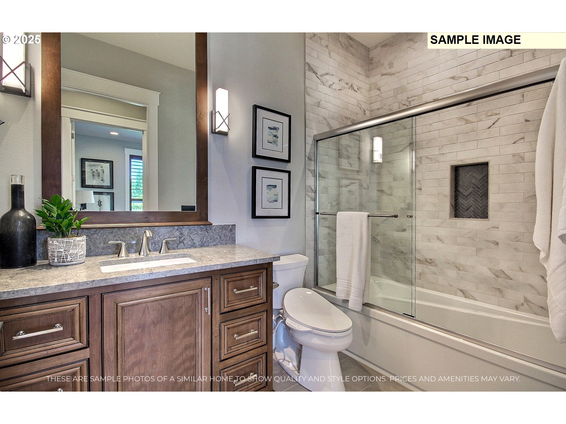 1617 North 41st Place Ridgefield, WA 98642 - Photo 16 of 34 a bathroom with a sink a toilet and shower