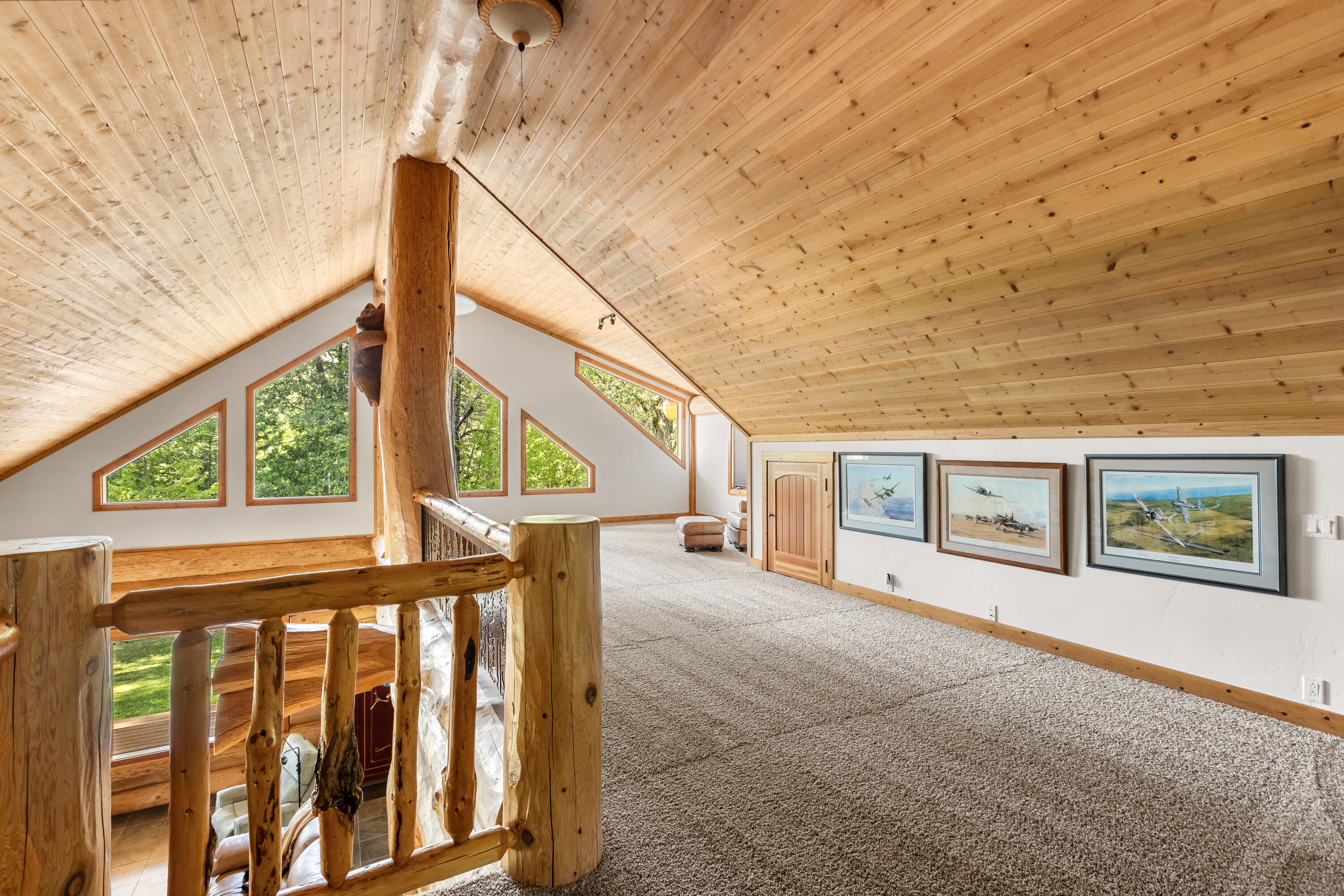 0 Summit Lake Road Montgomery Creek, CA 96065 - Photo 17 of 41 a view of a porch with wooden floor and fence