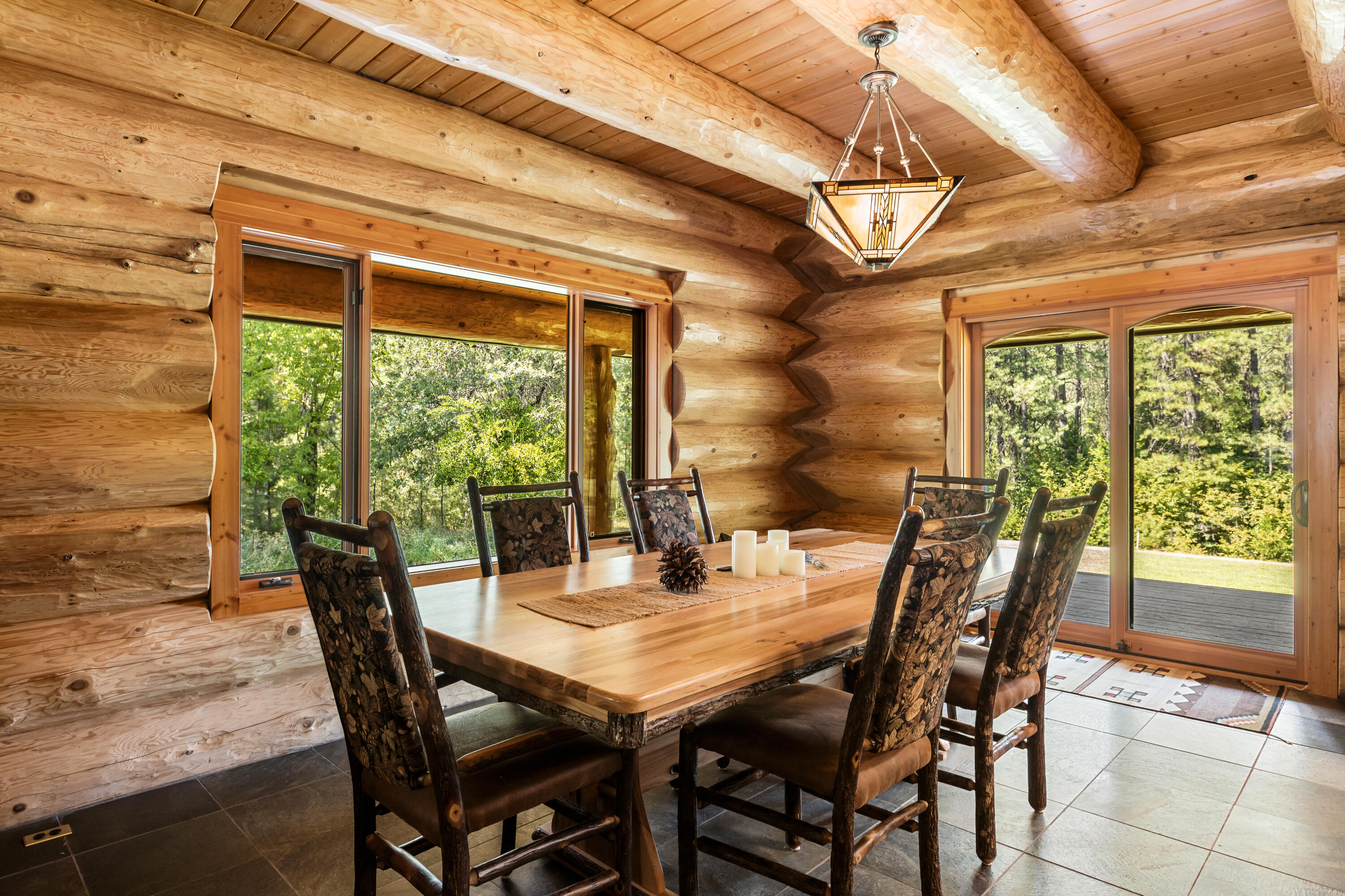 0 Summit Lake Road Montgomery Creek, CA 96065 - Photo 9 of 41 a view of a dining room with furniture window and outside view