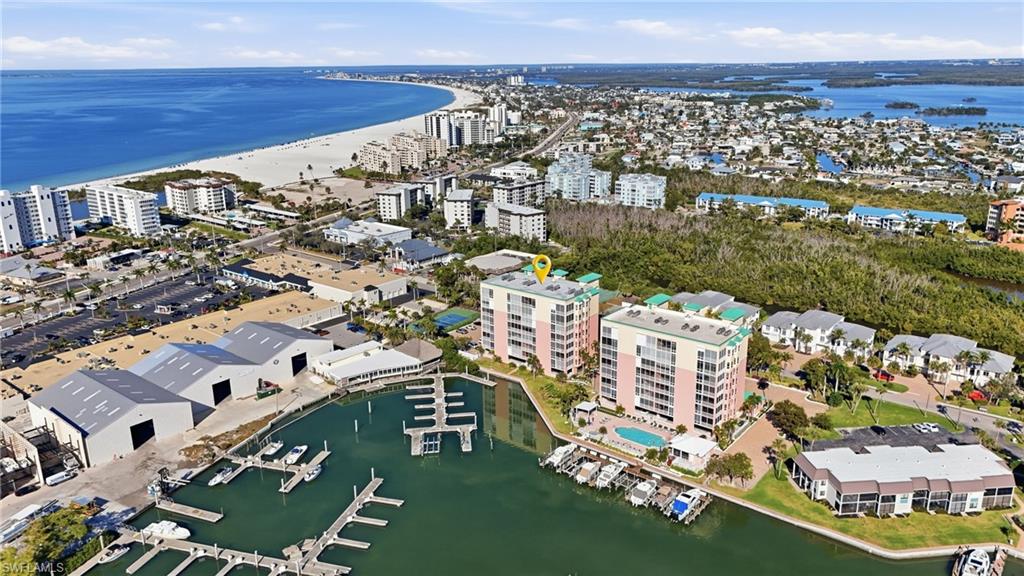150 Lenell Road, Unit 503 Fort Myers Beach, FL 33931 - Photo 6 of 32 an aerial view of multiple house