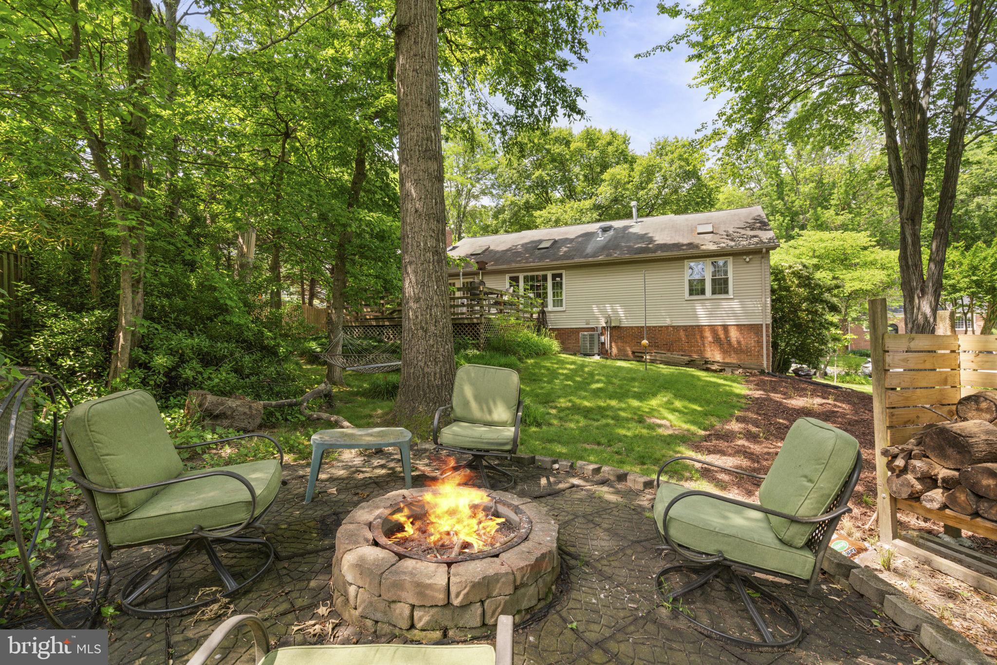 8009 Springfield Village Drive Springfield, VA 22152 - Photo 45 of 47 Relax and Enjoy the Firepit Area