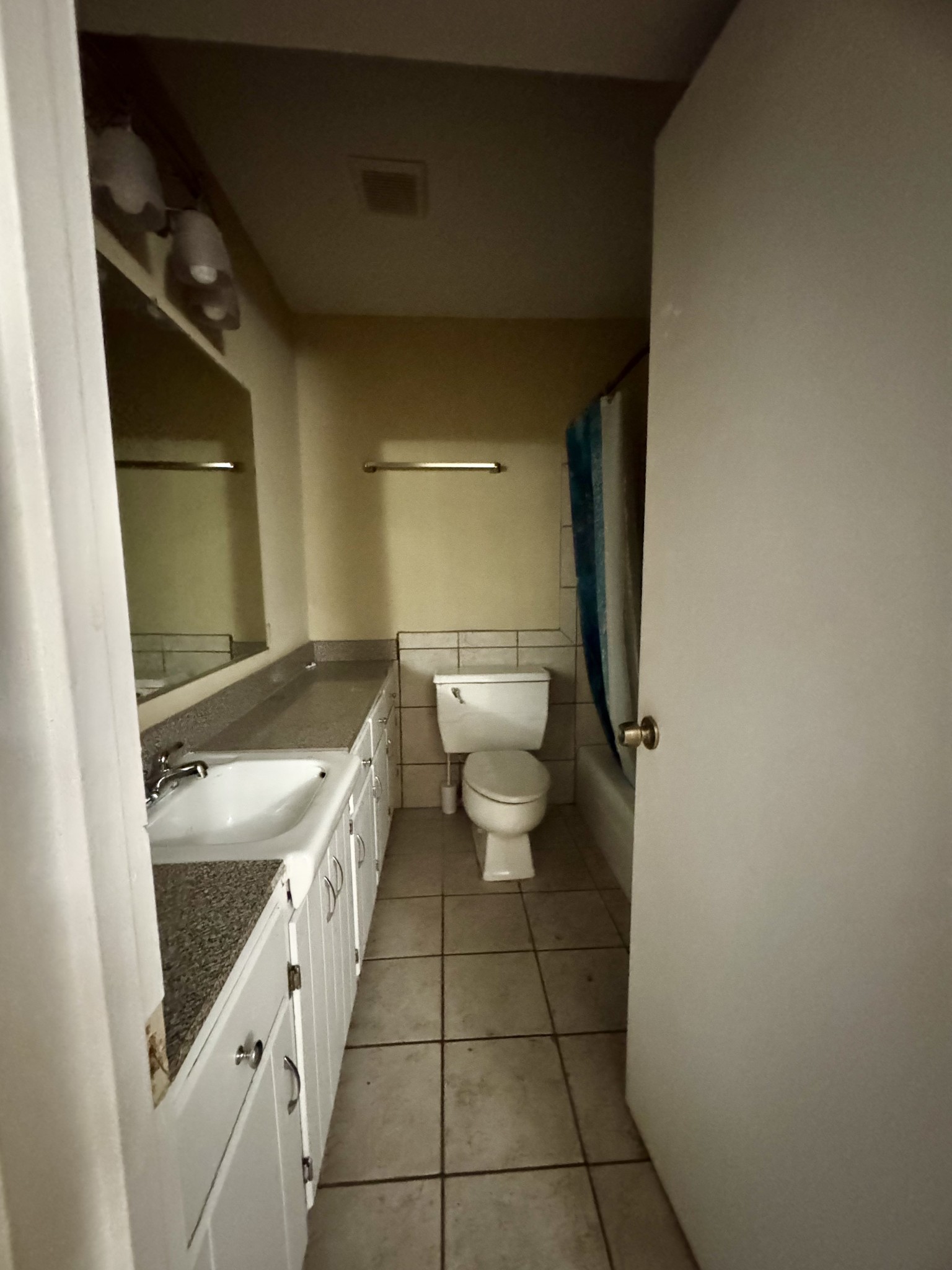 2116 Hobbs Road, Unit J9 Nashville, TN 37215 - Photo 10 of 17 a bathroom with a sink a toilet and mirror