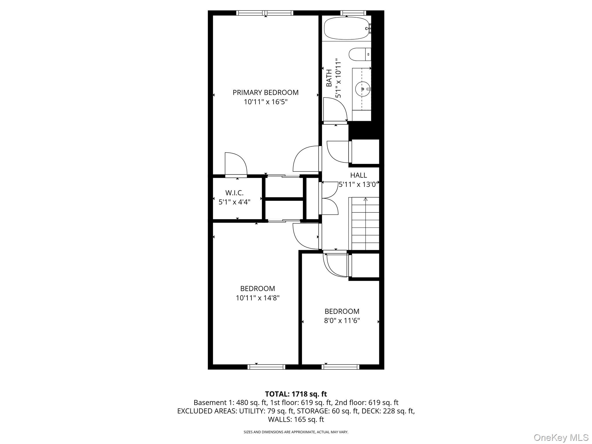 676 Front Street, Unit F Hempstead, NY 11550 - Photo 18 of 18 a picture of a bench in front of a wall