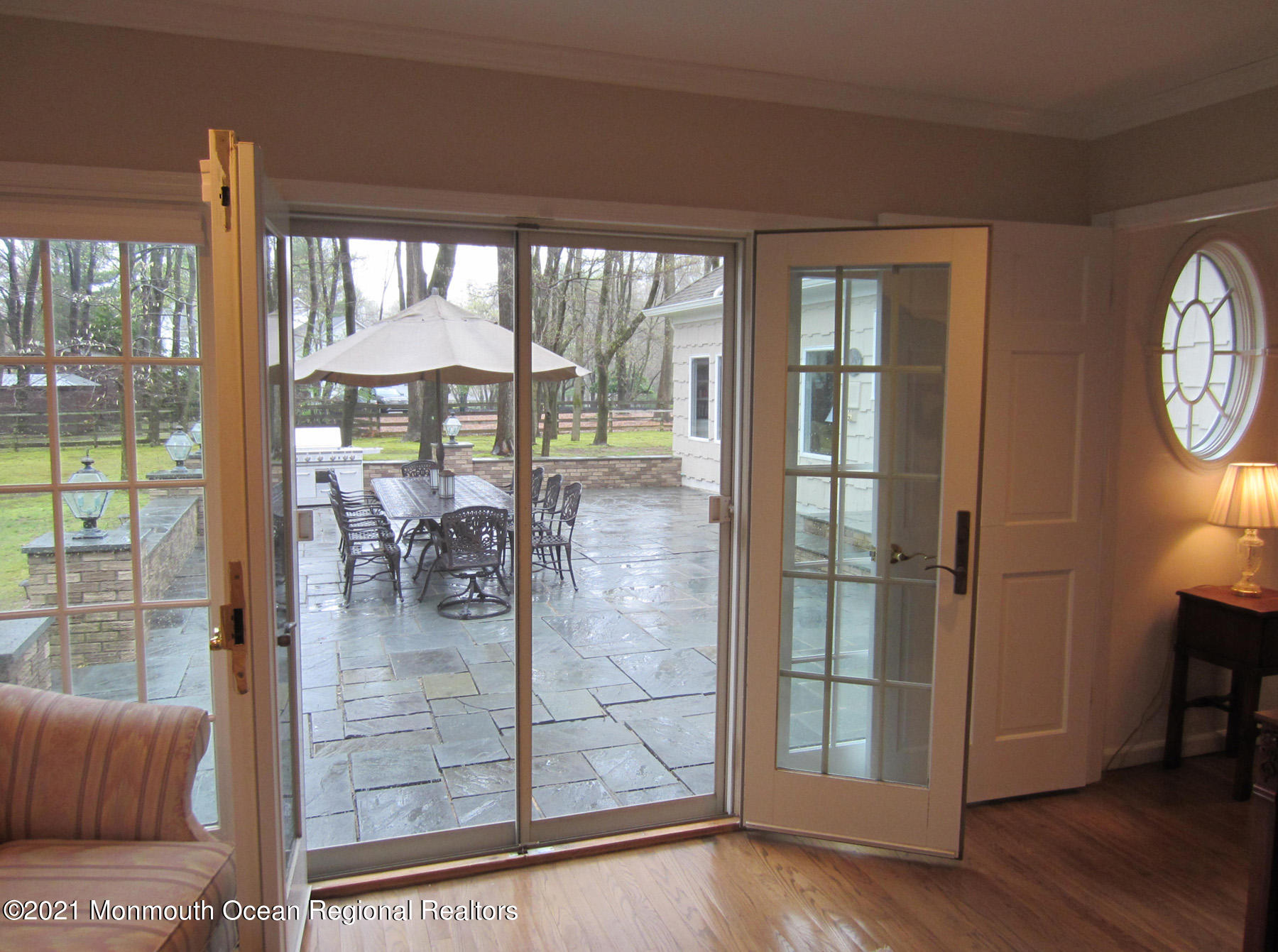24 Beaver Dam Road Colts Neck, NJ 07722 - Photo 16 of 31 a room with wooden floor and a glass door shower