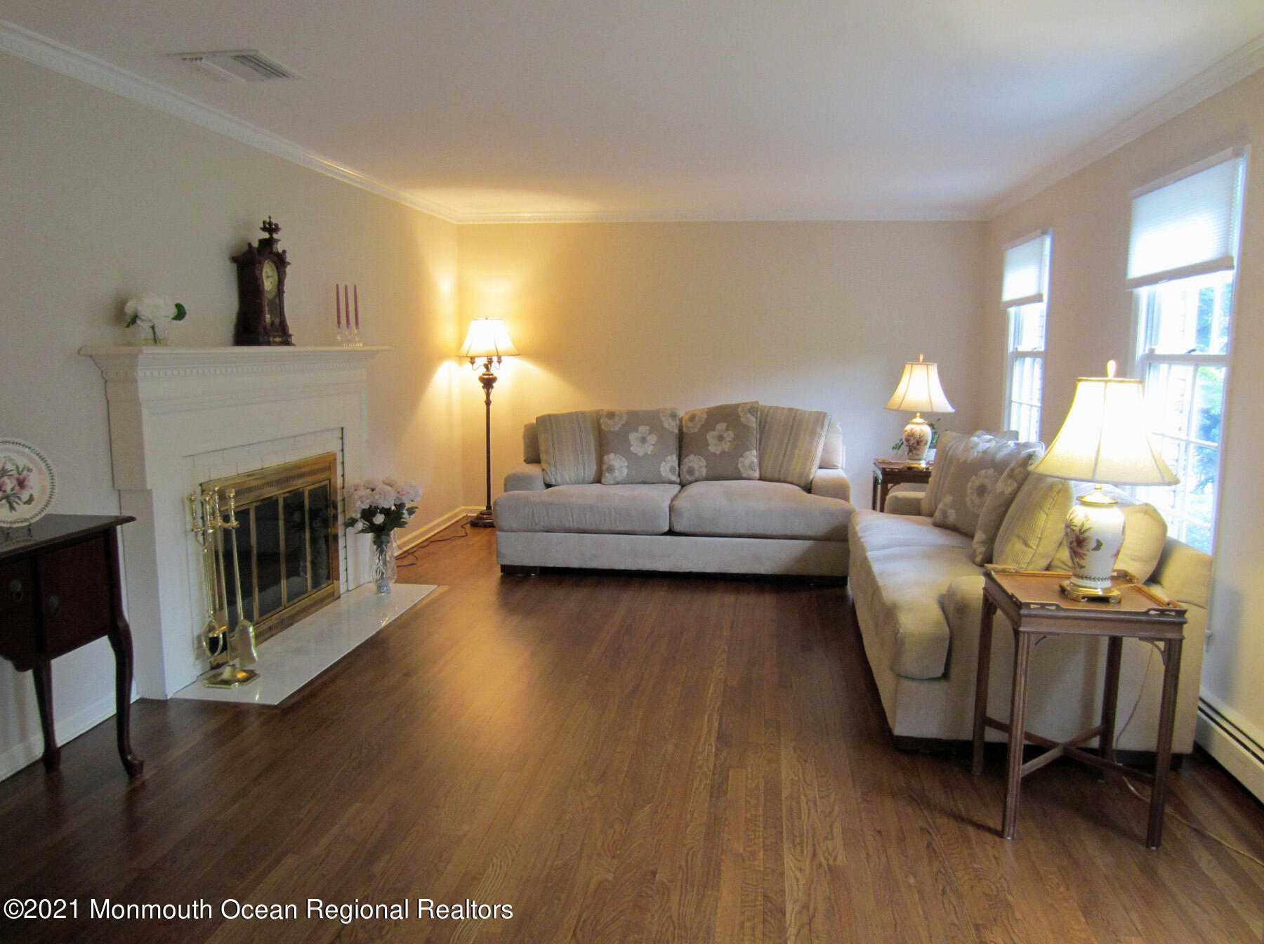 24 Beaver Dam Road Colts Neck, NJ 07722 - Photo 3 of 31 a living room with furniture and a fireplace