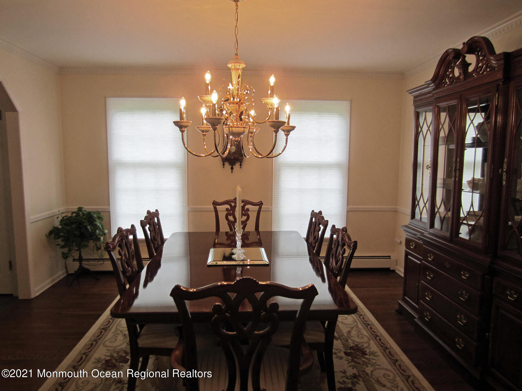 24 Beaver Dam Road Colts Neck, NJ 07722 - Photo 5 of 31 a view of a dining room with furniture wooden floor and chandelier