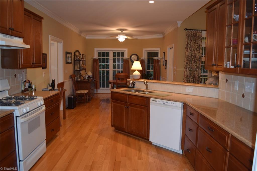 149 Live Oaks Road Advance, NC 27006 - Photo 8 of 24 Open kitchen with Quartz countertops