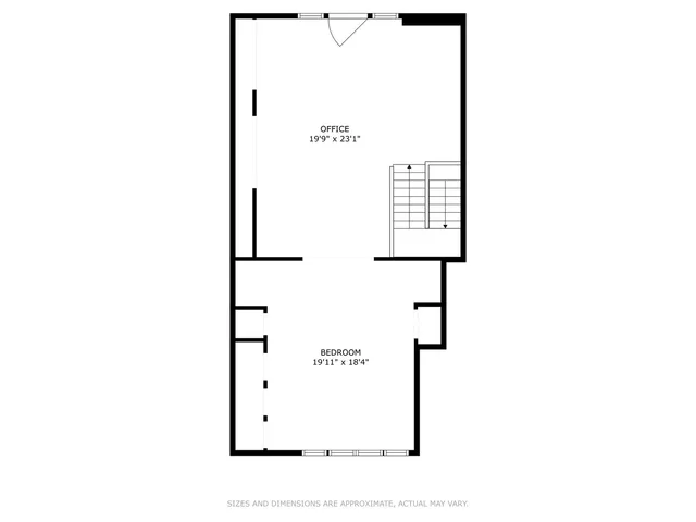 a view of a water with a yard