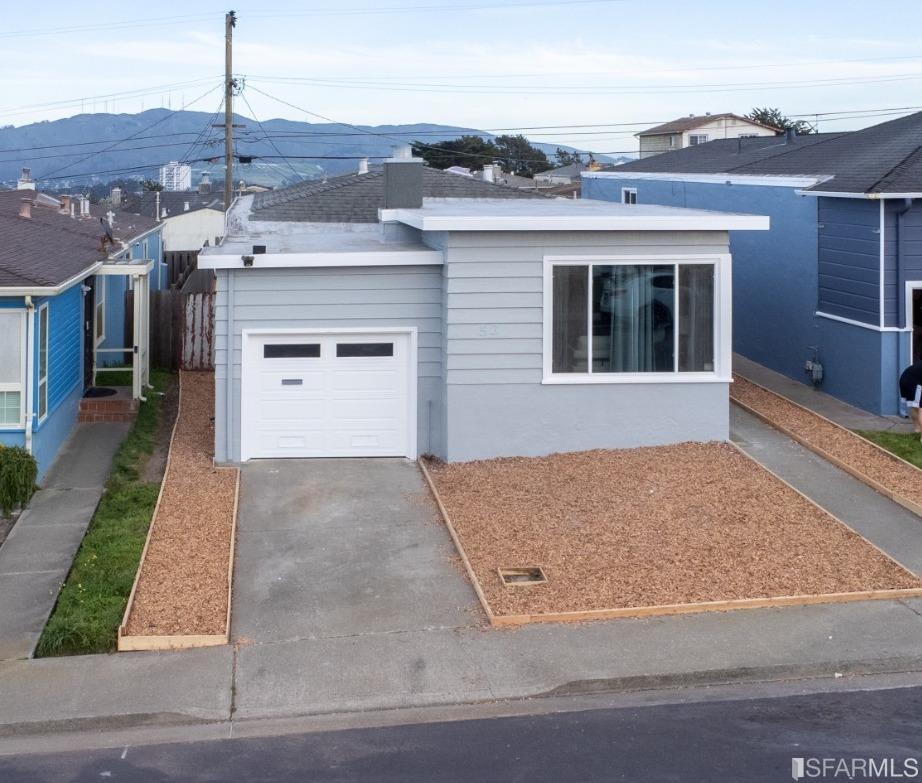 53 Wavecrest Drive Daly City, CA 94015 - Photo 2 of 24 a view of a house with a garage
