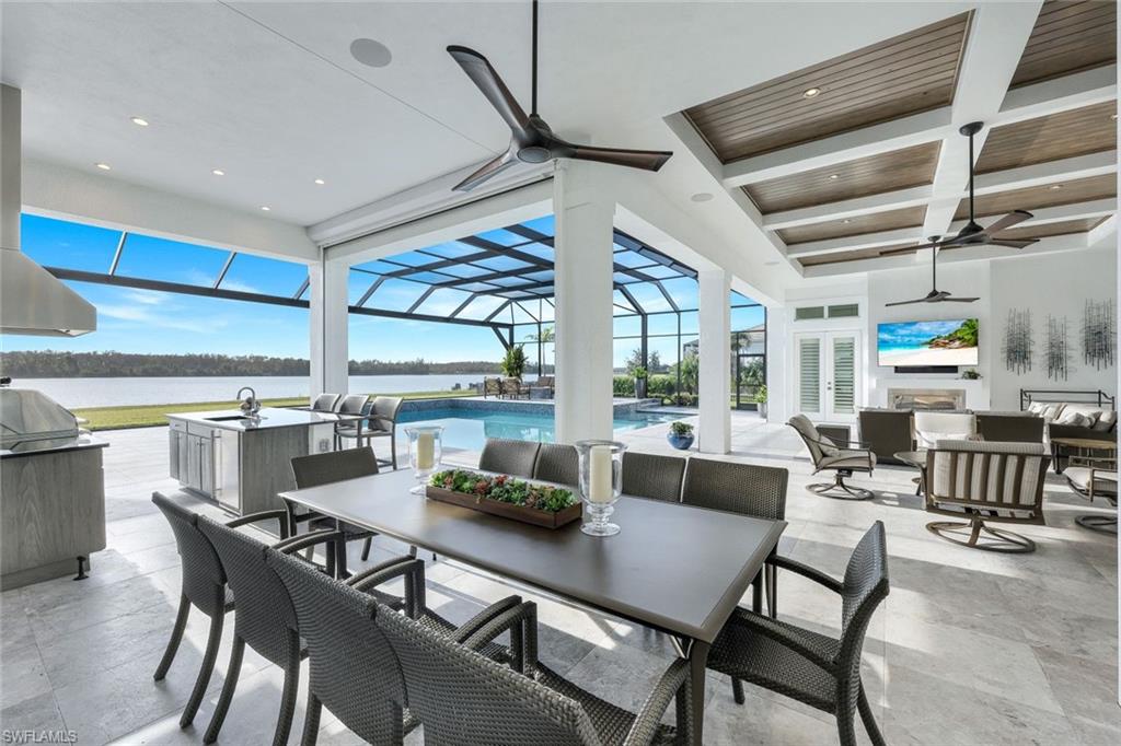 18250 Blue Eye Loop Fort Myers, FL 33913 - Photo 36 of 48 a dining room with furniture and window